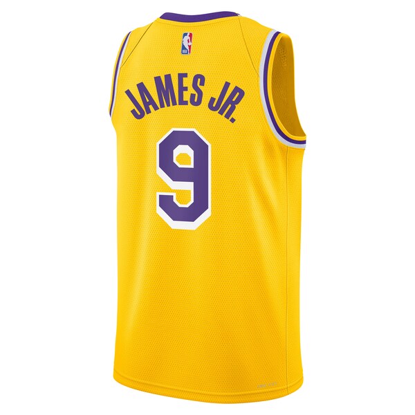 Bronny James Jr. Los Angeles Lakers Nike Youth Swingman Jersey - Icon Edition - Gold