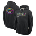 Green Bay Packers Nike 2025 NFL Crucial Catch Sideline Standard Issue Dri-FIT Hoodie - Black
