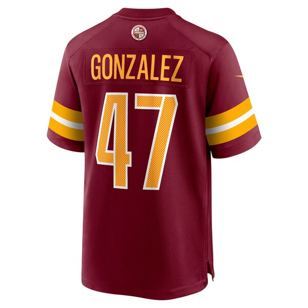 Zane Gonzalez Washington Commanders Nike  Game Jersey -  Burgundy