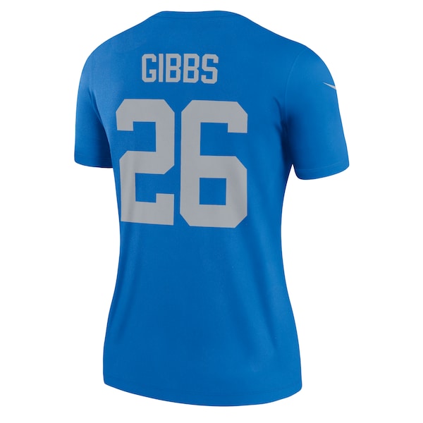 Jahmyr Gibbs Detroit Lions Nike Women's Alternate Legend Player Performance Top -  Blue
