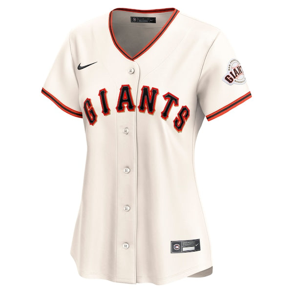 San Francisco Giants Nike Women's Home Limited Custom Jersey - Cream