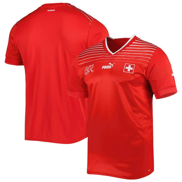 Switzerland National Team Puma 2022/23 Home Replica Jersey - Red