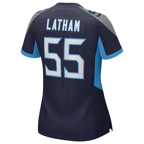 JC Latham Tennessee Titans Nike Women's Team Game Jersey -  Navy