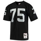 Howie Long Las Vegas Raiders 1983 Authentic Throwback Retired Player Jersey - Black