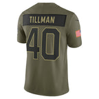 Pat Tillman Arizona Cardinals Nike 2025 Salute to Service Retired Limited Jersey - Olive