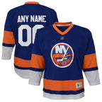 New York Islanders Youth Home Replica Custom Jersey - Royal