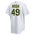 Ryan Noda Oakland Athletics Nike Home Replica Jersey - White/Kelly Green