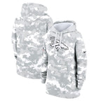 Denver Broncos Nike Women's 2024 Salute To Service Club Fleece Pullover Hoodie - Arctic Camo