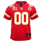 Kansas City Chiefs Nike Youth Super Bowl LIX Custom Team Game Jersey - Red