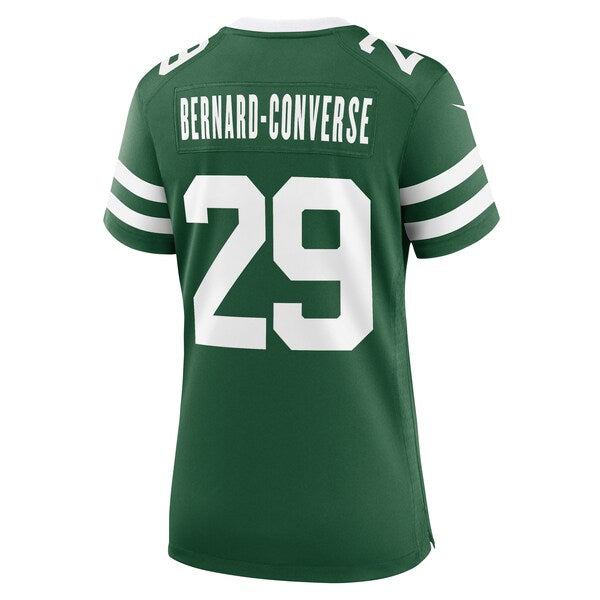 Jarrick Bernard Converse New York Jets Nike Women's Team Game Jersey - Legacy Green