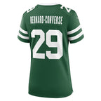 Jarrick Bernard Converse New York Jets Nike Women's Team Game Jersey - Legacy Green