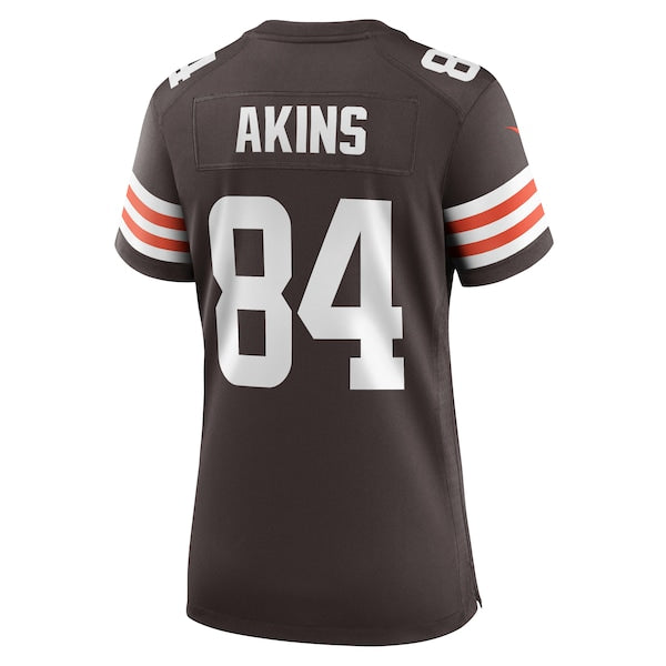 Jordan Akins Cleveland Browns Nike Women's Team Game Jersey -  Brown