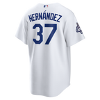 Teoscar Hernández Los Angeles Dodgers Nike 2025 World Series Champions Home Replica Jersey - White