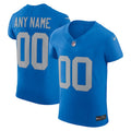 Detroit Lions Nike Alternate Vapor F.U.S.E. Elite Custom Jersey -  Blue