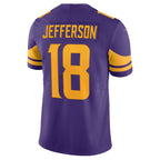 Justin Jefferson Minnesota Vikings Nike Alternate Vapor Limited Jersey - Purple