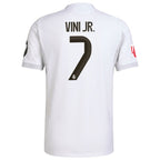 Vini Jr. Los Merengues adidas 2025/26 Home Authentic Jersey - White/Blue