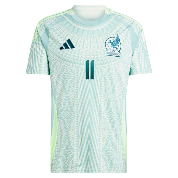 Santiago Giménez Mexico National Team adidas 2024 Away Replica Player Jersey - Green