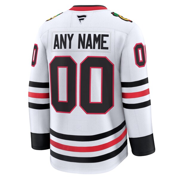 Chicago Blackhawks  Away Premium Custom Jersey - White/Red