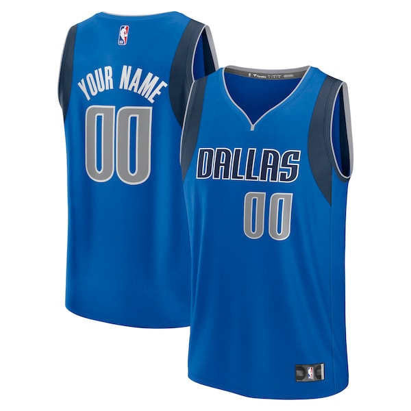 Dallas Mavericks  Custom Fast Break Jersey - Icon Edition - Blue/Navy