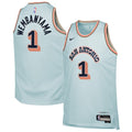 Victor Wembanyama San Antonio Spurs Nike Youth 2024/25 Swingman Player Jersey - City Edition - Light Blue