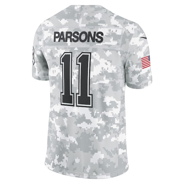Micah Parsons Dallas Cowboys Nike 2024 Salute to Service Limited Jersey - Arctic Camo