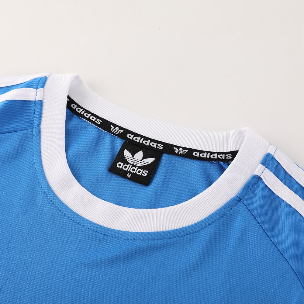 Adidas Short Sleeve Training Jersey Set - AD07- Sky Blue