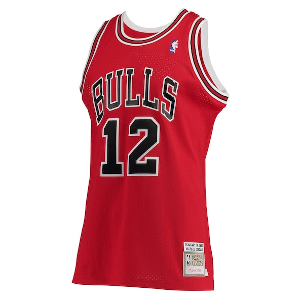 Michael Jordan Chicago Bulls 1989/90 Hardwood Classics Authentic Jersey - Red
