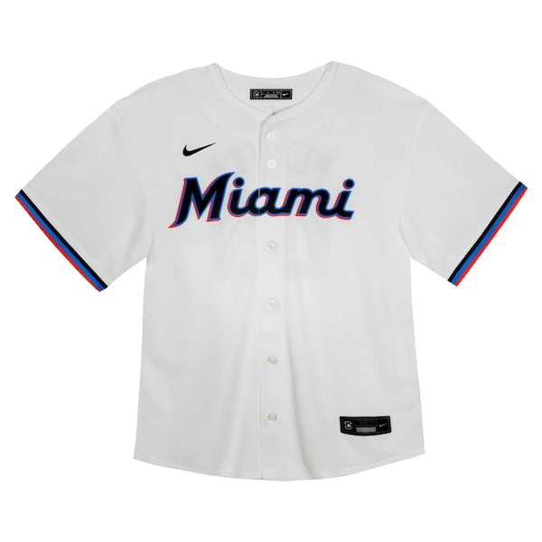 Miami Marlins Nike Youth Home Game Jersey - White