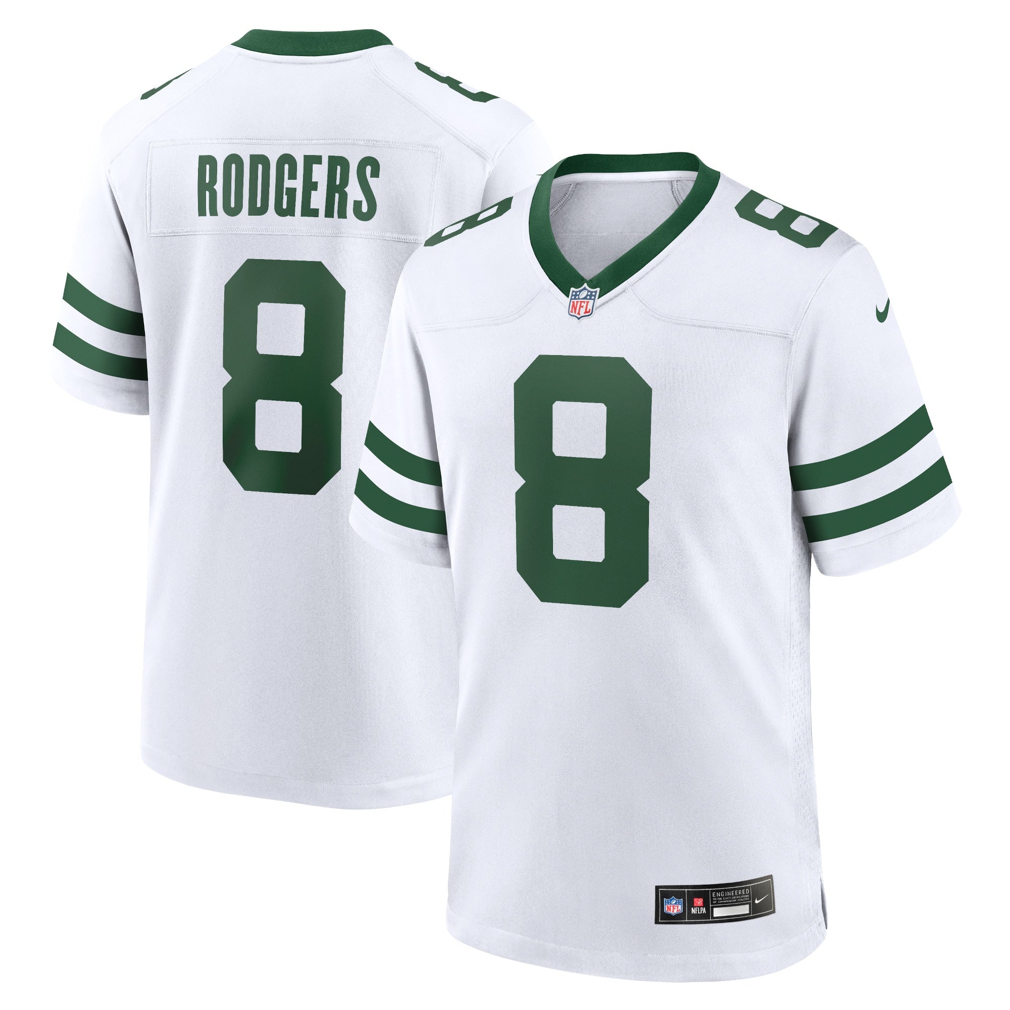 Aaron Rodgers New York Jets Nike Youth Alternate Game Jersey - Legacy Black/Green/White