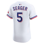 Corey Seager Texas Rangers Nike Home Elite Jersey - White