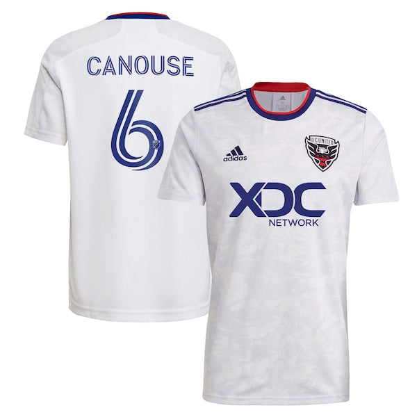Russell Canouse D.C. United adidas 2022 The Marble Replica Player Jersey - White