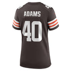 Matthew Adams Cleveland Browns Nike Women's Team Game Jersey -  Brown