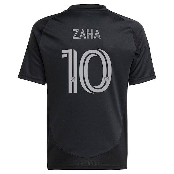 Wilfried Zaha Charlotte FC adidas Youth 2025 Fortress Kit Replica Player Jersey - Black