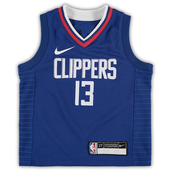 Paul George LA Clippers Nike Toddler 2020/21 Replica Jersey - Icon Edition - Royal