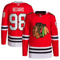Connor Bedard Chicago Blackhawks adidas 2023 NHL Draft Home Primegreen Player Jersey - Red