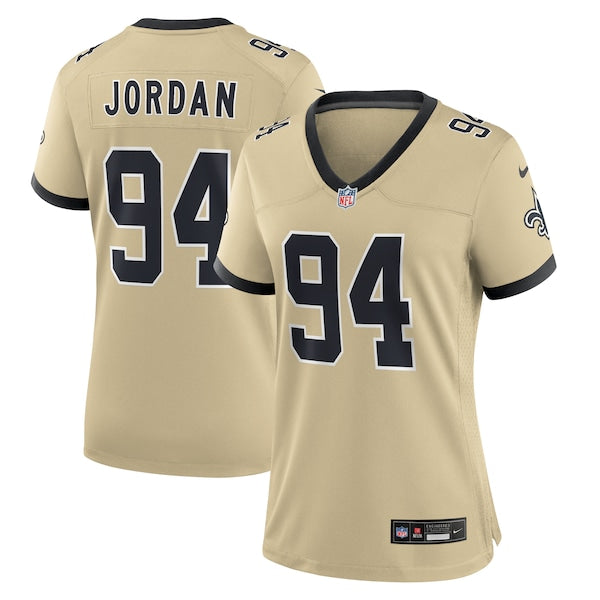 Cameron Jordan New Orleans Saints Nike Women's Gameday Golds Alternate Game Player Jersey - Gold