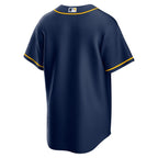 Milwaukee Brewers Nike Alternate Replica Team Jersey - Navy