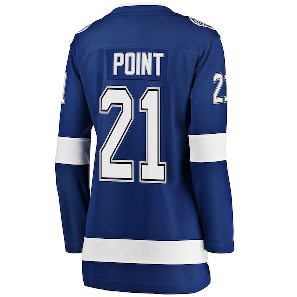 Brayden Point Tampa Bay Lightning  Women's Breakaway Player Jersey - Blue