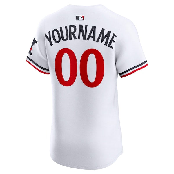Minnesota Twins Nike Home Elite Custom Jersey - White