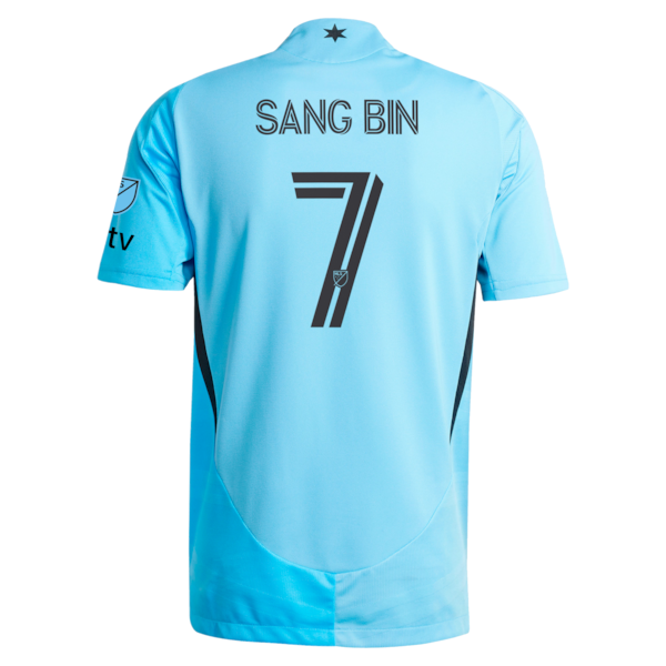 Jeong Sang-bin Minnesota United FC adidas 2025 CONVERGENCE Authentic Player Jersey - Blue