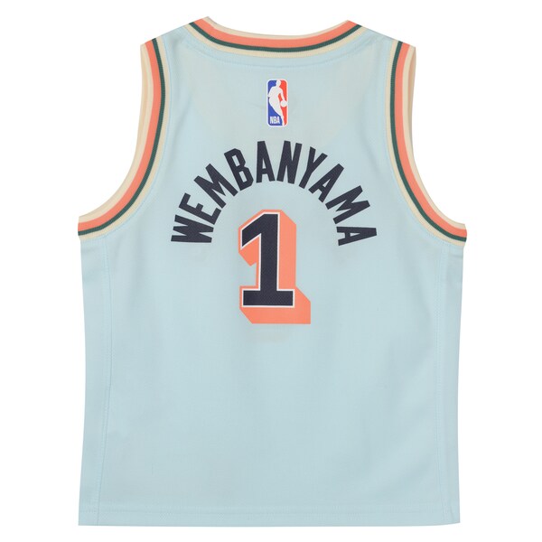 Victor Wembanyama San Antonio Spurs Nike Toddler 2024/25 Swingman Player Jersey - City Edition - Light Blue