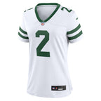 Zach Wilson New York Jets Nike Women's Player Jersey - White/Black/Green