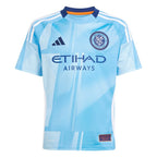 New York City FC adidas Youth 2025 The Excelsior Kit Replica Custom Jersey - Light Blue