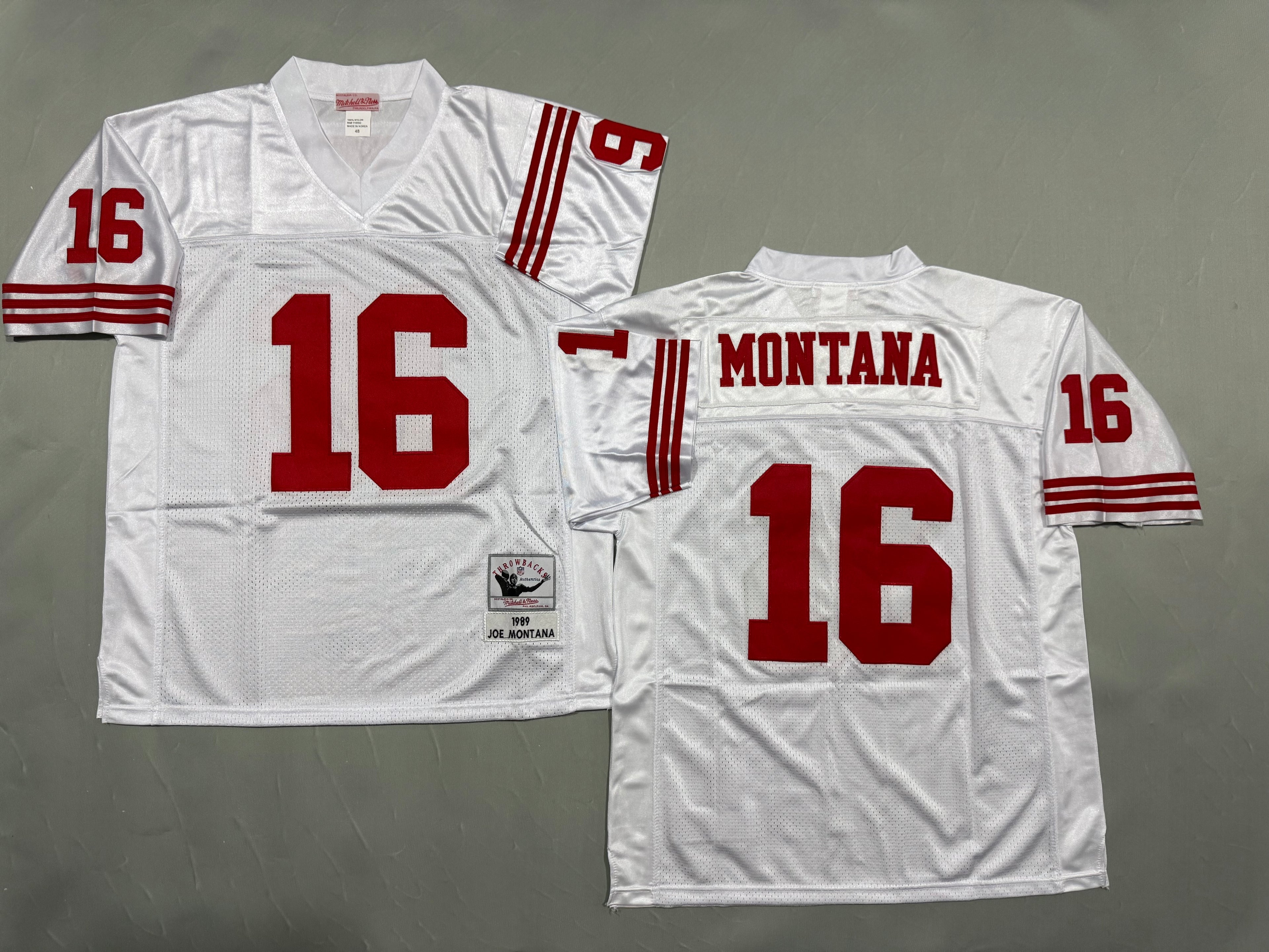 Joe Montana San Francisco 49ers Authentic Throwback Retired Player Jersey