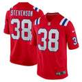 Rhamondre Stevenson New England Patriots Nike Alternate Game Player Jersey - Red/Navy/White