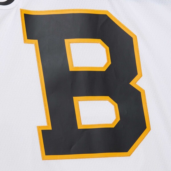 Cam Neely Boston Bruins  1991/92 Alternate Captain Blue Line Player Jersey - White