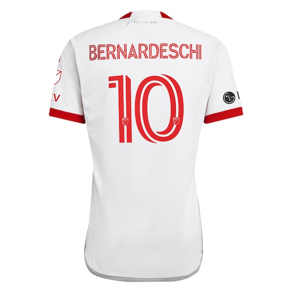 Federico Bernardeschi Toronto FC adidas 2024 GTA Kit Authentic Player Jersey - White