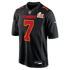 Harrison Butker Kansas City Chiefs Nike Super Bowl LIX Fashion Game Jersey - Carbon Black