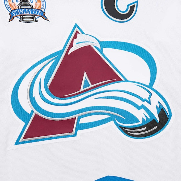 Joe Sakic Colorado Avalanche 2000-01 Power Play Jersey - White