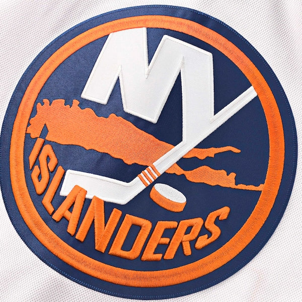 New York Islanders  Away Premium Custom Jersey - White/Royal